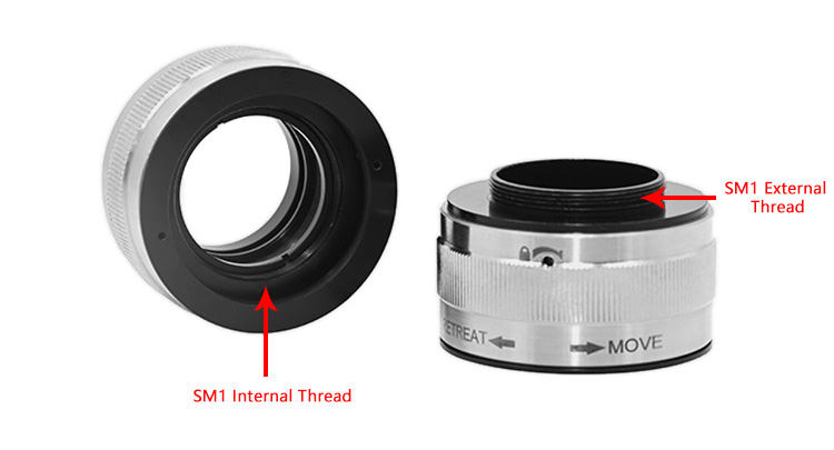 Non Rotating 1 Inch High Precision Telescopic Lens Sleeve