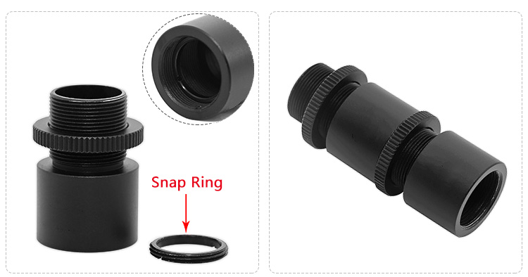 1/2 Inch Adjustable Sleeve Optical Lens Obscurer