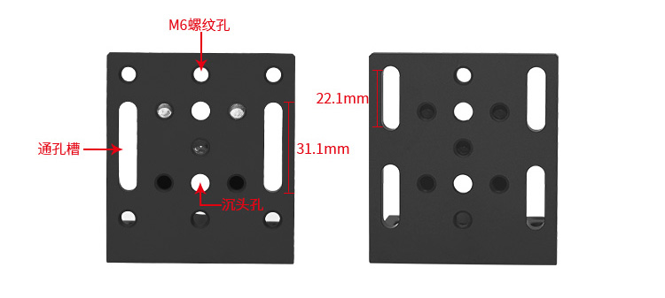 Optical Experiment Right Angle Fixing Block TG17