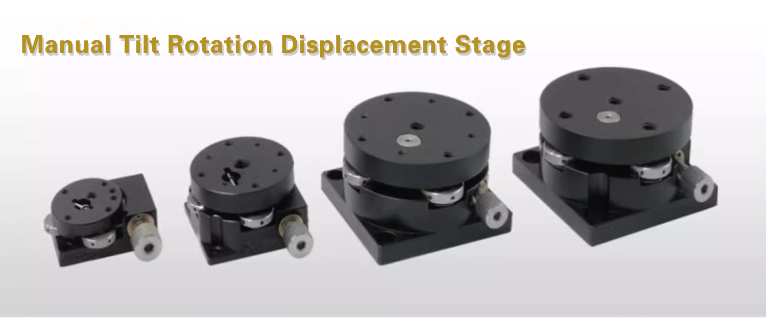 Integrated Tilt Rotation Stage Manual Fine Adjustment Optical Degree Moving Platform PT-SR25