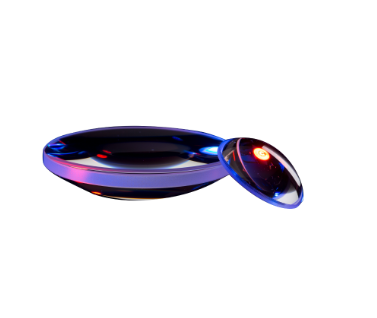 H-K9 Plano-Convex Lens Monolayer Magnesium Fluoride Antireflection Coating