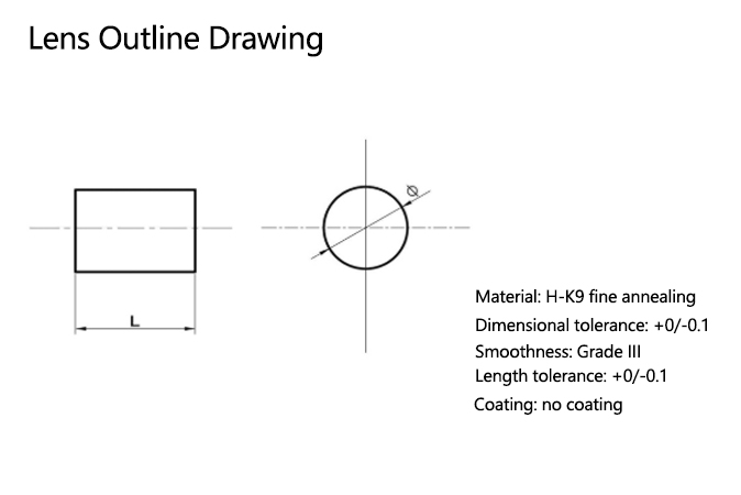 Uncoated Cylindrical Lens