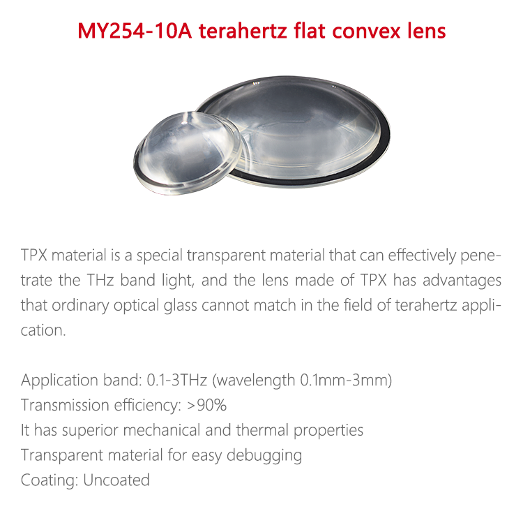 Optical Lens / TPX plano-convex lens