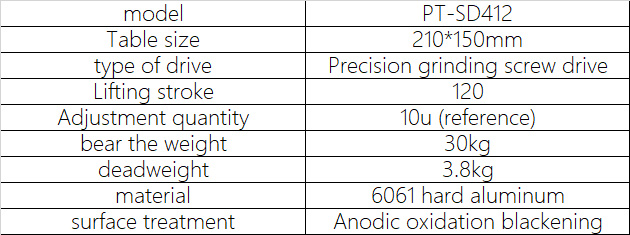 Padiwei Manual Multidimensional Table Six-dimensional Adjustment Table SDZ-606M