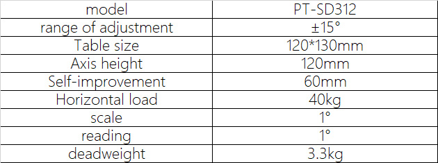 Padiwei Manual Multidimensional Table Six-dimensional Adjustment Table SDZ-606M