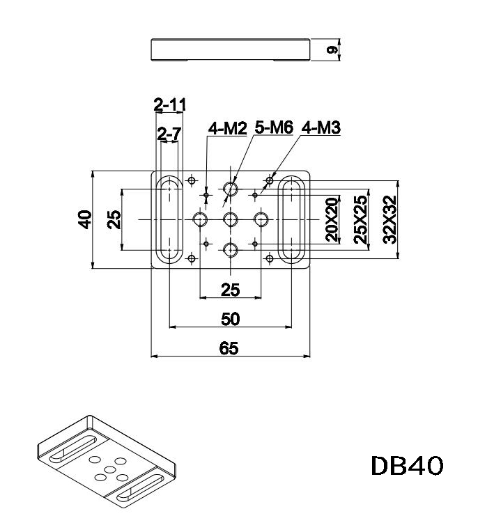 Support base DB40/DB41/DB42/DB43