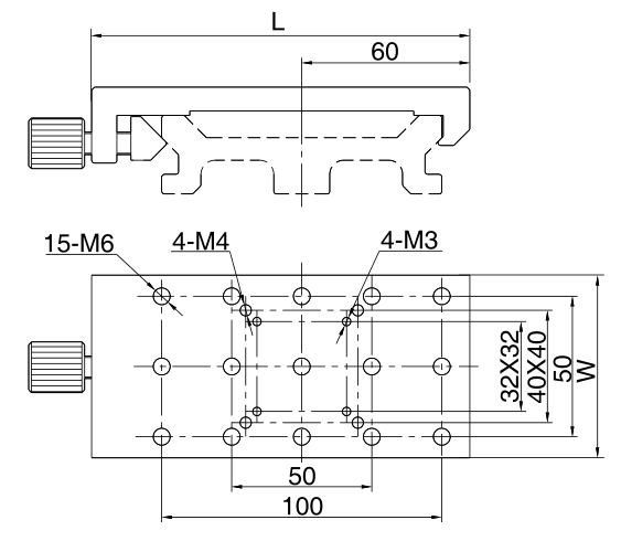 Slide table precision guide HT-(211-213) DG-202 203 205