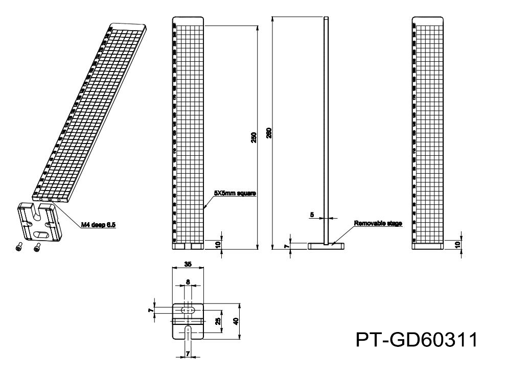 Grid line height gauge adapter bracketPT-GD60311