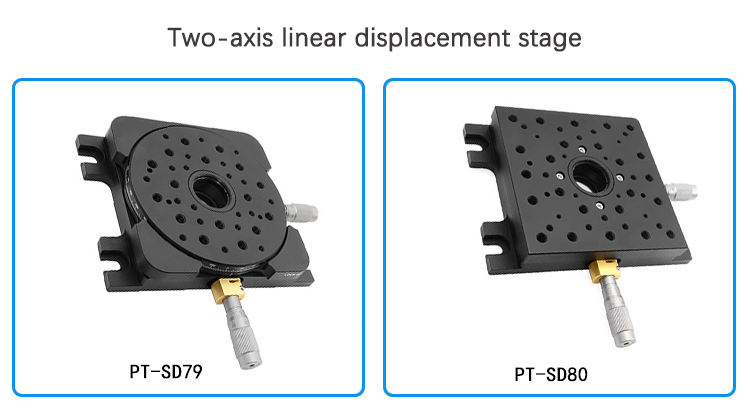 Manual Fine Adjustment Dual Axis Linear Moving Stage PT-SD79/80