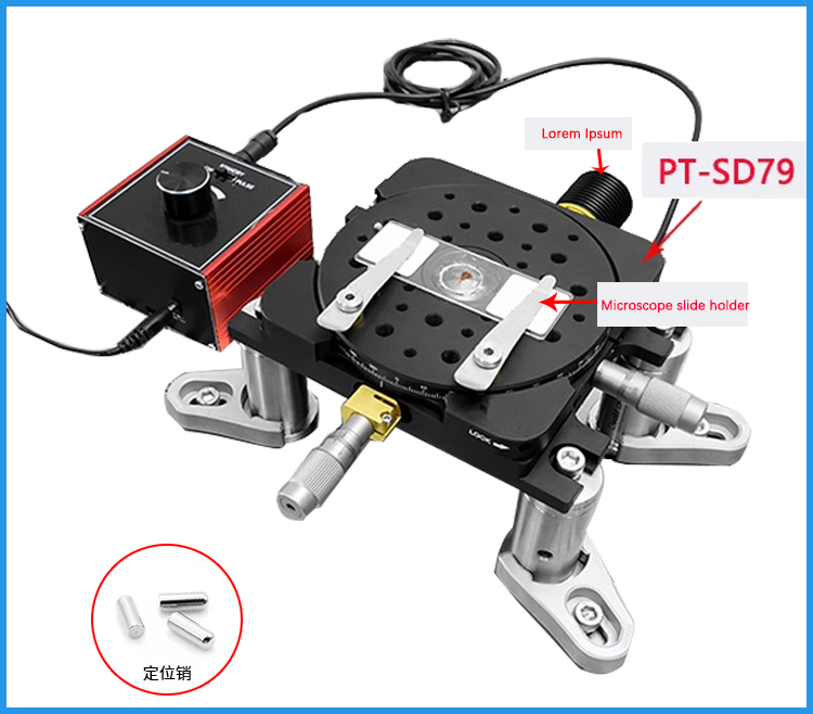 Manual Fine Adjustment Dual Axis Linear Moving Stage PT-SD79/80