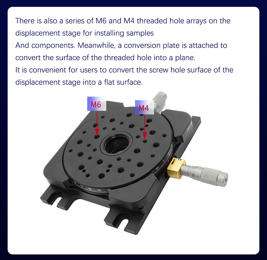 Manual Fine Adjustment Dual Axis Linear Moving Stage PT-SD79/80