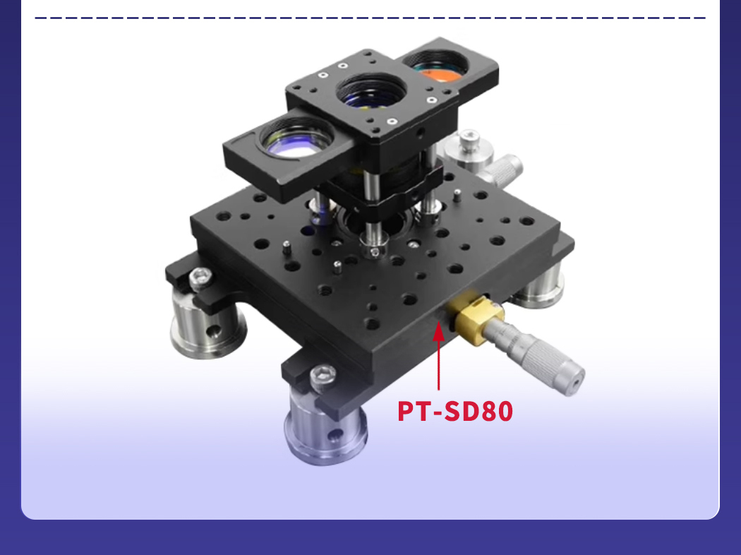 Manual Fine Adjustment Dual Axis Linear Moving Stage PT-SD79/80