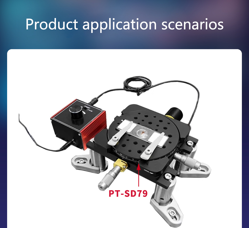 Manual Fine Adjustment Dual Axis Linear Moving Stage PT-SD79/80