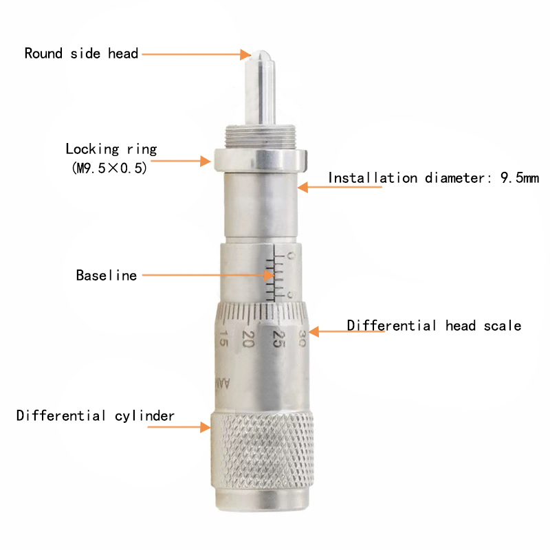 Stainless steel vernier differential head/micrometer head/compatible with newport Stainless steel vernier differential head/micrometer head/compatible with newport