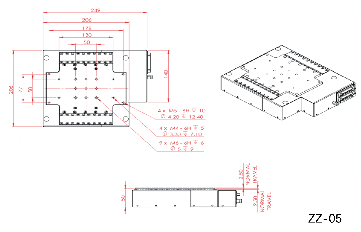 High-precision direct-drive lifting platform repeatability positioning accuracy: ±100nm ±150nm High-precision direct-drive lifting platform repeatability positioning accuracy: ±100nm ±150nm