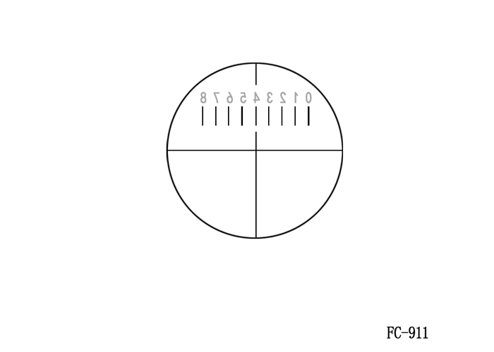  Aiming Reticle Scale Micrometer And Reticle Aiming partition board FC-930