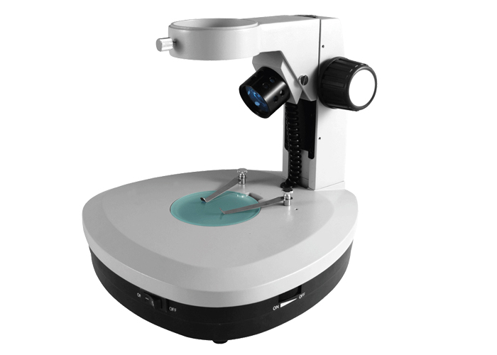  76mm HF Dual Illuminated Track Stand Microscope Stand ZJ-614