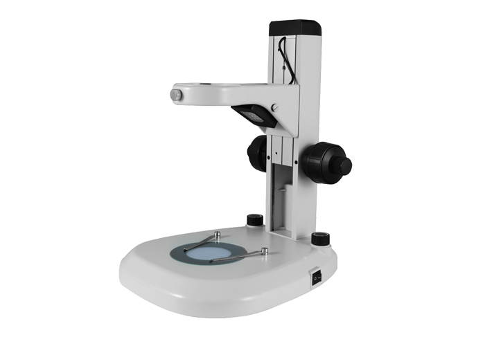 76mm LED Dual Illuminated Light Fine Focus Track Stand Microscope Stand ZJ-619 