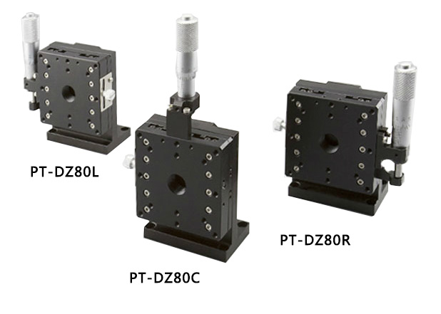 PT-DZ80 Manual Lifting Platform Lifting Platform with Differential Head on Z Axis of Upper and Lower Lifting Platform
