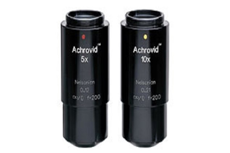 Achrovid 37 mm working distance of far field microscope objective