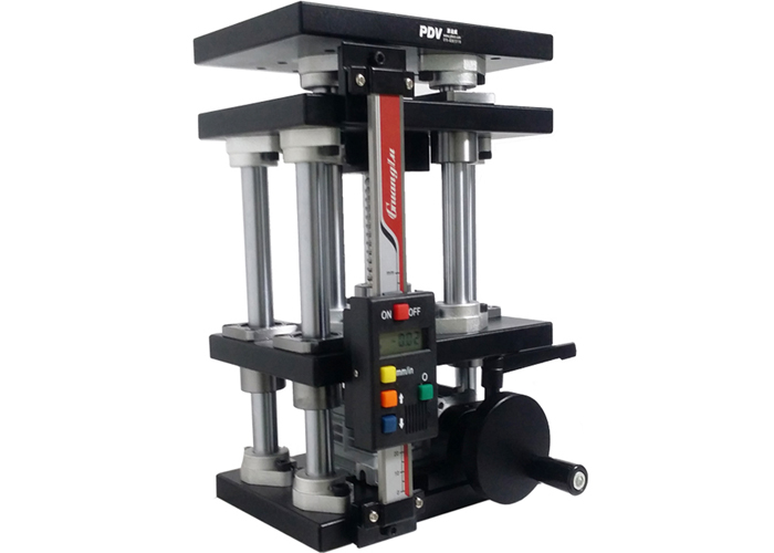 PT-SD419 Precision Manual Llifting Table With Digital Display Ruler Z-axis Lifting Displacement Platform 60mm