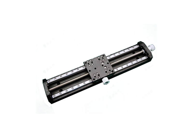 PT60-145 large lead long stroke manual sliding table linear guide stainless steel T-shaped screw rod lockable sliding block