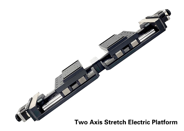 Electric Two Axis Stretching Stage High Precision Motorized Linear Stage