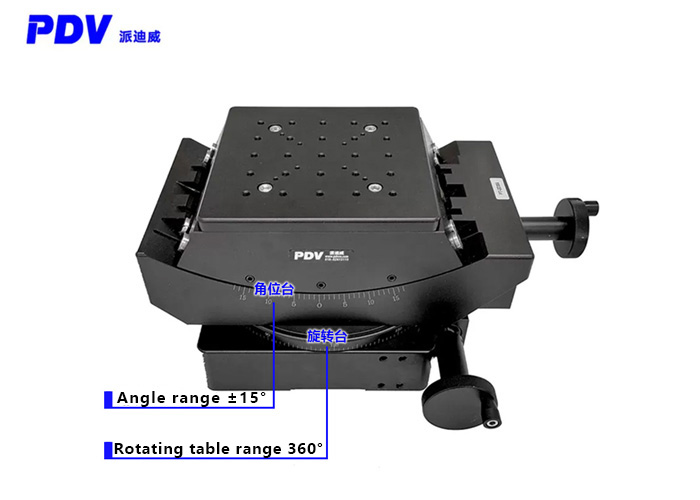 Manual Two-Axis Combined Stage Manual Rotary Stage Goniometer Stage Large Load Bearing