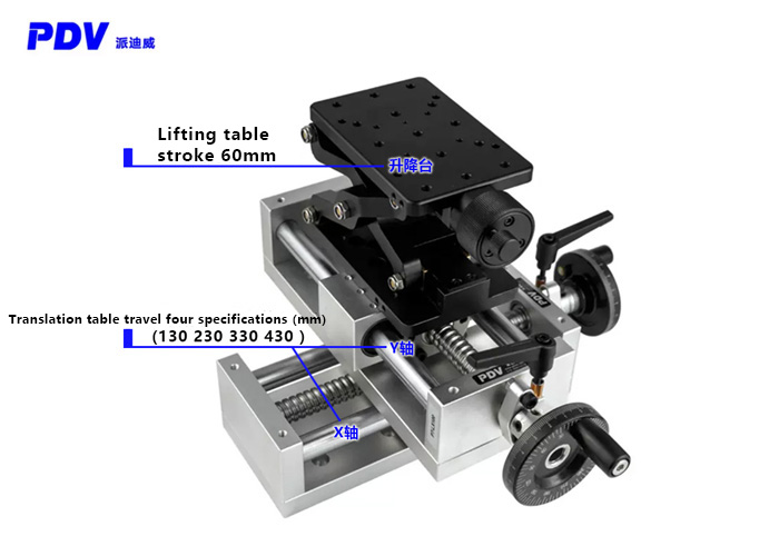 XYZ Three-dimensional  Manual Translation Table