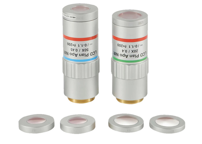 Bright field observation and liquid crystal near infrared processing objective lens LCD Plan Apo NIR