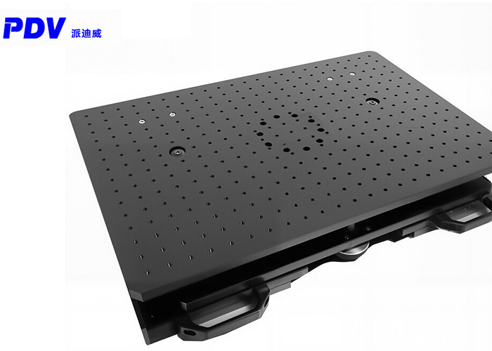 Precision manual tilting pitch table ±3°, load capacity 50kg, large table surface 400*600mm, PT-QX640