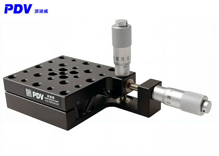 Manual Two Axis Tilt Rotary Stage XY Axis Pitch Deflection Platform PT-QX10
