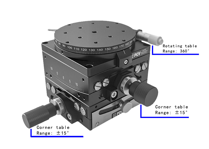 XY pitch position table, manual three-dimensional table, rotary table SDZ-310R100