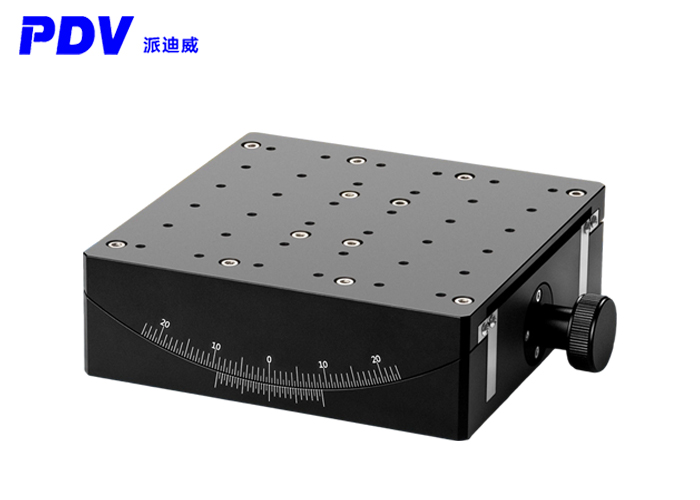 Manual corner position table, pitch table, positive and negative adjustment platform surface 160×160, Angle ±20 degrees