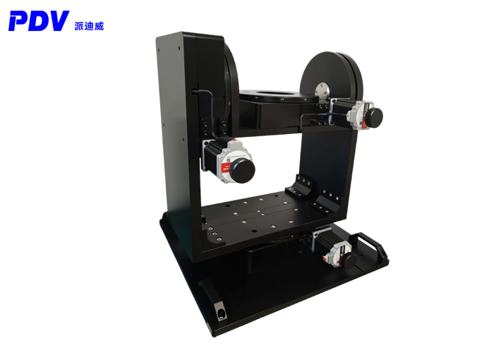 PT-SW02 Electric Three-Dimensional Rotating Displacement Stage / Electric Angular Positioning Stage PT-SW02 Electric Three-Dimensional Rotating Displacement Stage / Electric Angular Positioning Stage
