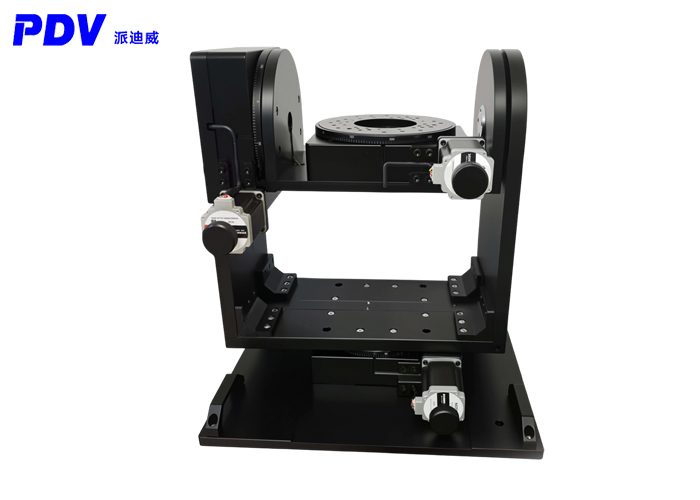 PT-SW02 Electric Three-Dimensional Rotating Displacement Stage / Electric Angular Positioning Stage PT-SW02 Electric Three-Dimensional Rotating Displacement Stage / Electric Angular Positioning Stage