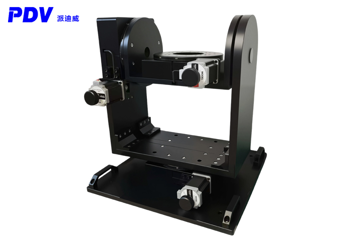 PT-SW02 Electric Three-Dimensional Rotating Displacement Stage / Electric Angular Positioning Stage PT-SW02 Electric Three-Dimensional Rotating Displacement Stage / Electric Angular Positioning Stage