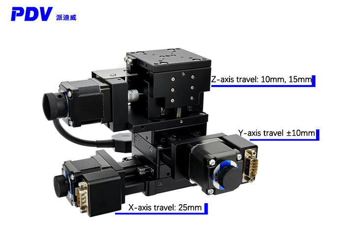 Electric 3D station XYZ mini 3D station travel 20MM