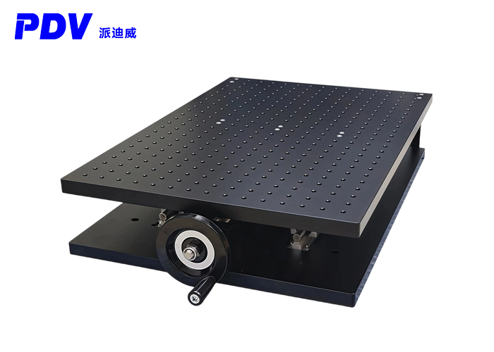 Manual tilt angle adjustment platform for the table PT-QX460