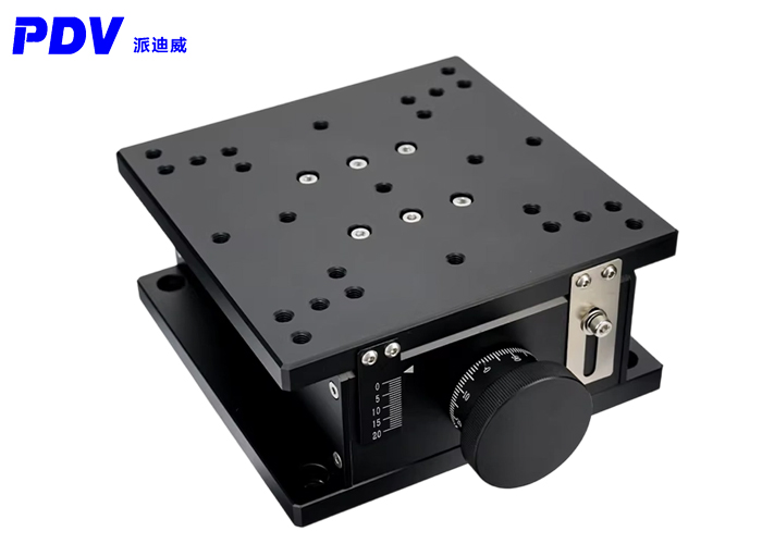 High-precision Z-axis manual height-adjustable platform with wedge-shaped one-dimensional height adjustment PT-SD512 High-precision Z-axis manual height-adjustable platform with wedge-shaped one-dimensional height adjustment PT-SD512