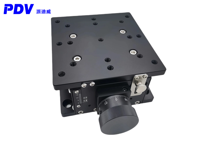 High-precision Z-axis manual height-adjustable platform with wedge-shaped one-dimensional height adjustment PT-SD512 High-precision Z-axis manual height-adjustable platform with wedge-shaped one-dimensional height adjustment PT-SD512