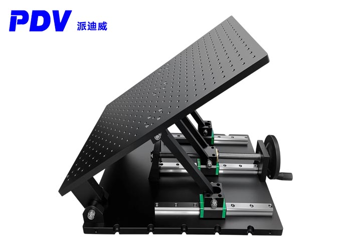 Manual tilt angle adjustment platform for the table PT-QX460