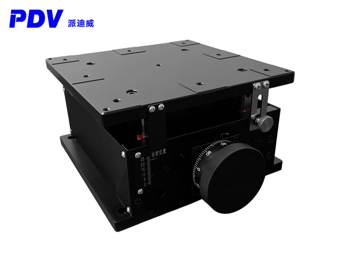 High-precision Z-axis manual height-adjustable platform with wedge-shaped one-dimensional height adjustment PT-SD512 High-precision Z-axis manual height-adjustable platform with wedge-shaped one-dimensional height adjustment PT-SD512