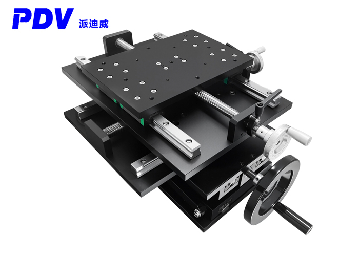 XYZ three-dimensional manual combined horizontal and vertical movement platform. X-axis travel 200mm, Z-axis travel 300mm. XYZ three-dimensional manual combined horizontal and vertical movement platform. X-axis travel 200mm, Z-axis travel 300mm.