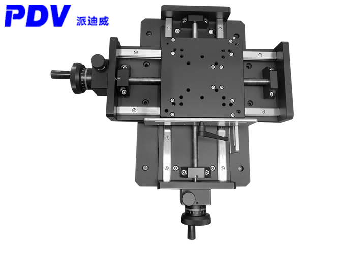 Precision XY two dimensional manual adjustment table XY axis displacement table slide table PT-SD190 Precision XY two dimensional manual adjustment table XY axis displacement table slide table PT-SD190