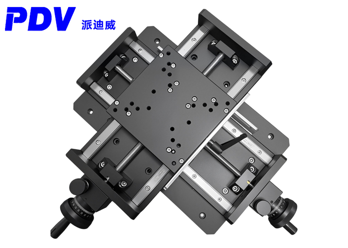 Precision XY two dimensional manual adjustment table XY axis displacement table slide table PT-SD190 Precision XY two dimensional manual adjustment table XY axis displacement table slide table PT-SD190