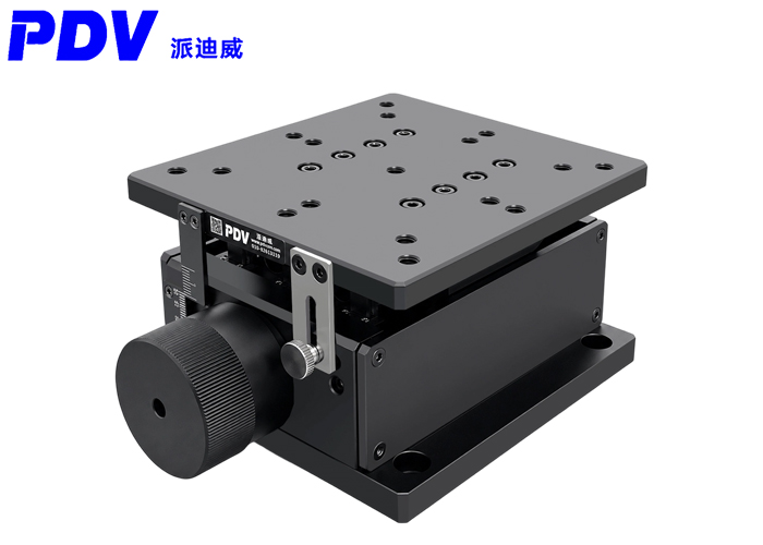 High-precision Z-axis manual height-adjustable platform with wedge-shaped one-dimensional height adjustment PT-SD512