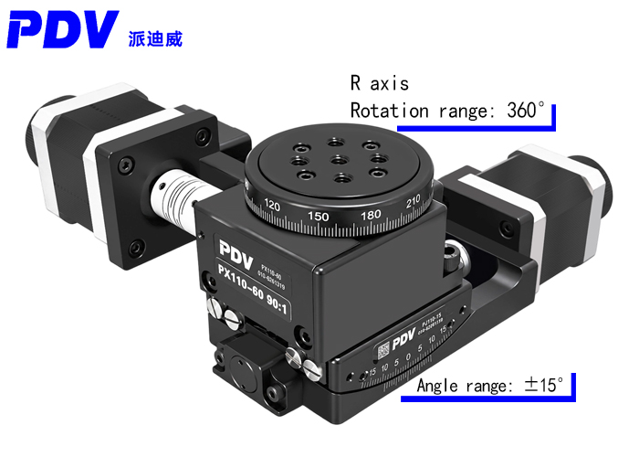Orientation + Pitch Angle Electric Two-Dimensional Pitch-Angle Orientation Rotation Adjustment Platform Orientation + Pitch Angle Electric Two-Dimensional Pitch-Angle Orientation Rotation Adjustment Platform