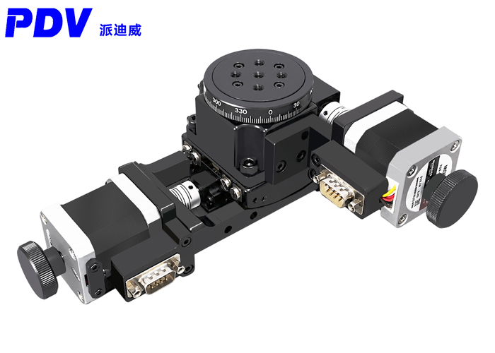 Orientation + Pitch Angle Electric Two-Dimensional Pitch-Angle Orientation Rotation Adjustment Platform Orientation + Pitch Angle Electric Two-Dimensional Pitch-Angle Orientation Rotation Adjustment Platform