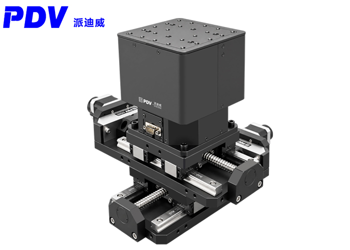 Electric XYZ three-dimensional combined platform, translation platform, elevation platform, travel distance 50mm Electric XYZ three-dimensional combined platform, translation platform, elevation platform, travel distance 50mm